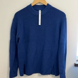 Lululemon Merino Wool Blend Ribbed Crewneck Sweater